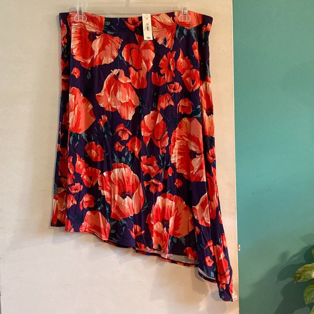 Joe Fresh High Low Poppy Skirt